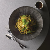 Churchill Stone Quartz Black Evolve Coupe Bowls 248mm (12 Pack)