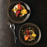 Churchill Stonecast Patina Round Trace Plates Iron Black 210mm (12 Pack)