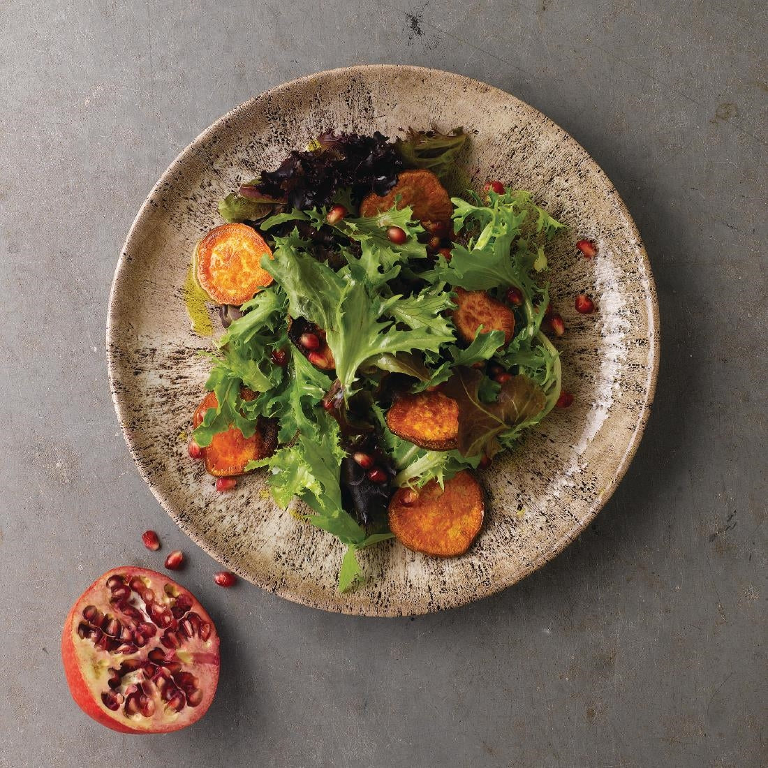 Churchill Stone Zircon Brown Evolve Coupe Plates 260mm (12 Pack)