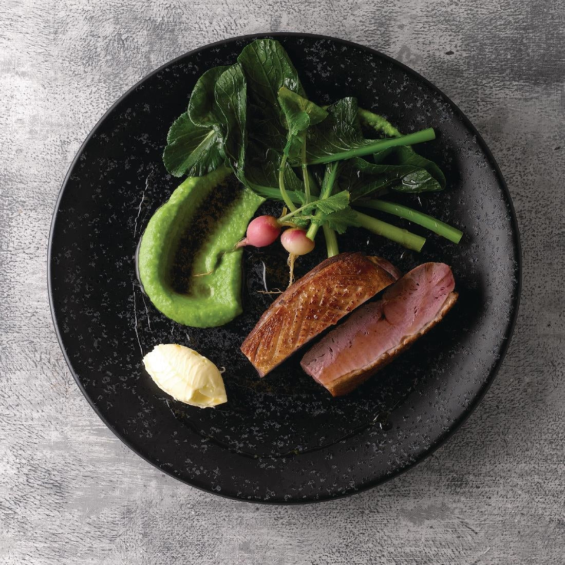 Churchill Menu Shades Caldera Ash Coupe Plates 205mm (6 Pack)