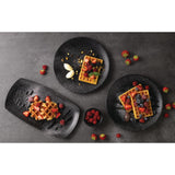 Churchill Menu Shades Caldera Ash Coupe Plates 270mm (6 Pack)