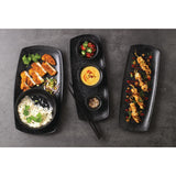 Churchill Menu Shades Caldera Ash Rectangular Plates 190mm (6 Pack)