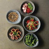 Churchill Raku Round Dishes Quartz Black 185mm (12 Pack)