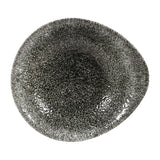 Churchill Raku Round Dishes Quartz Black 160mm (12 Pack)