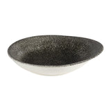 Churchill Raku Round Dishes Quartz Black 185mm (12 Pack)