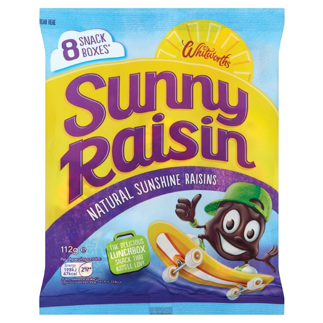Whitworths Sunny Raisins 14gm (96 Pack)