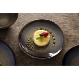 Olympia Birch Coupe Plates Aubergine 205mm (6 Pack)
