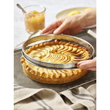 De Buyer Perforated Tart Ring Rolled Edge 80mm