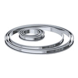 De Buyer Perforated Tart Ring Rolled Edge 260mm