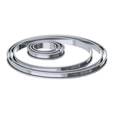 De Buyer Perforated Tart Ring Rolled Edge 280mm