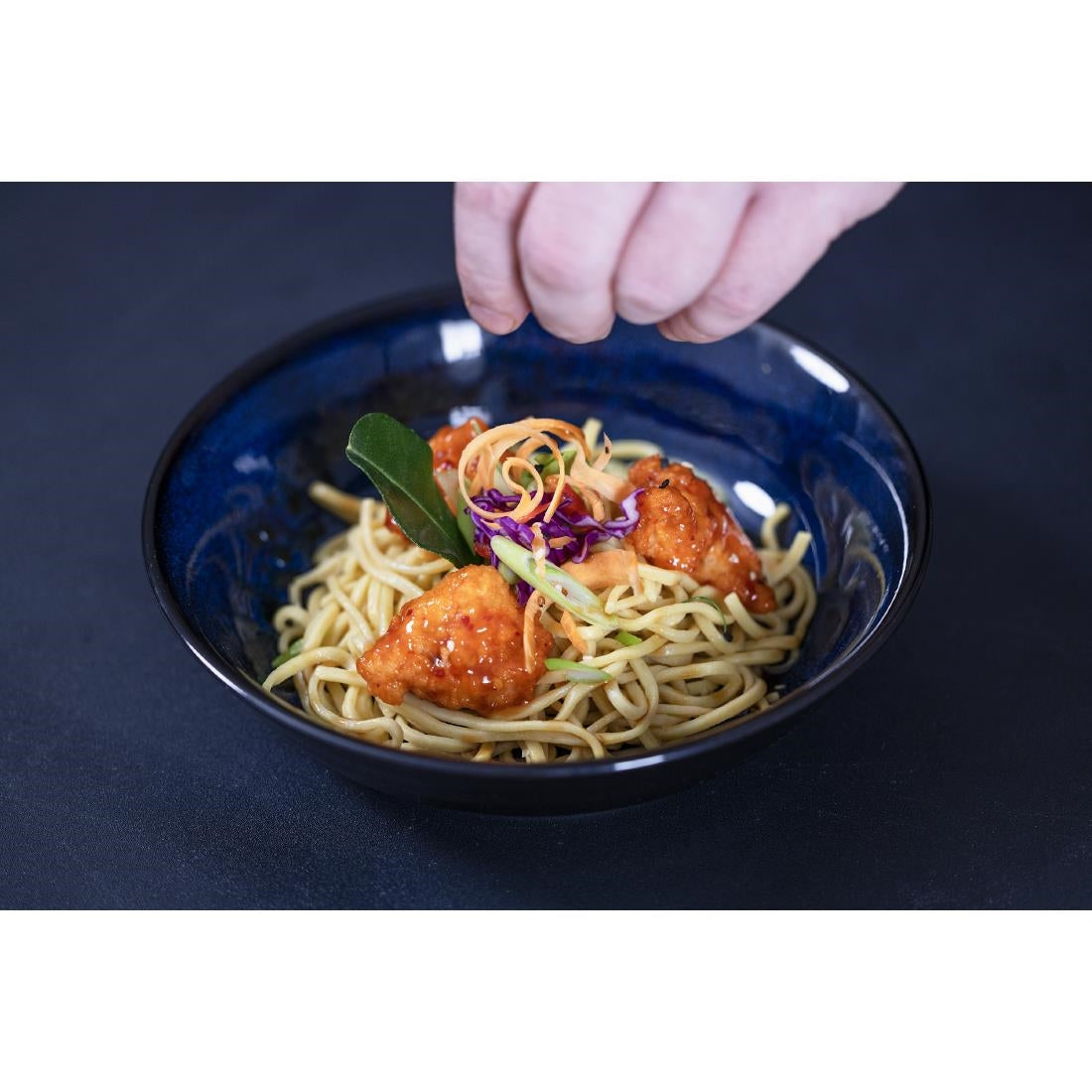 Olympia Luna Midnight Blue Coupe Bowls 210mm (4 Pack)