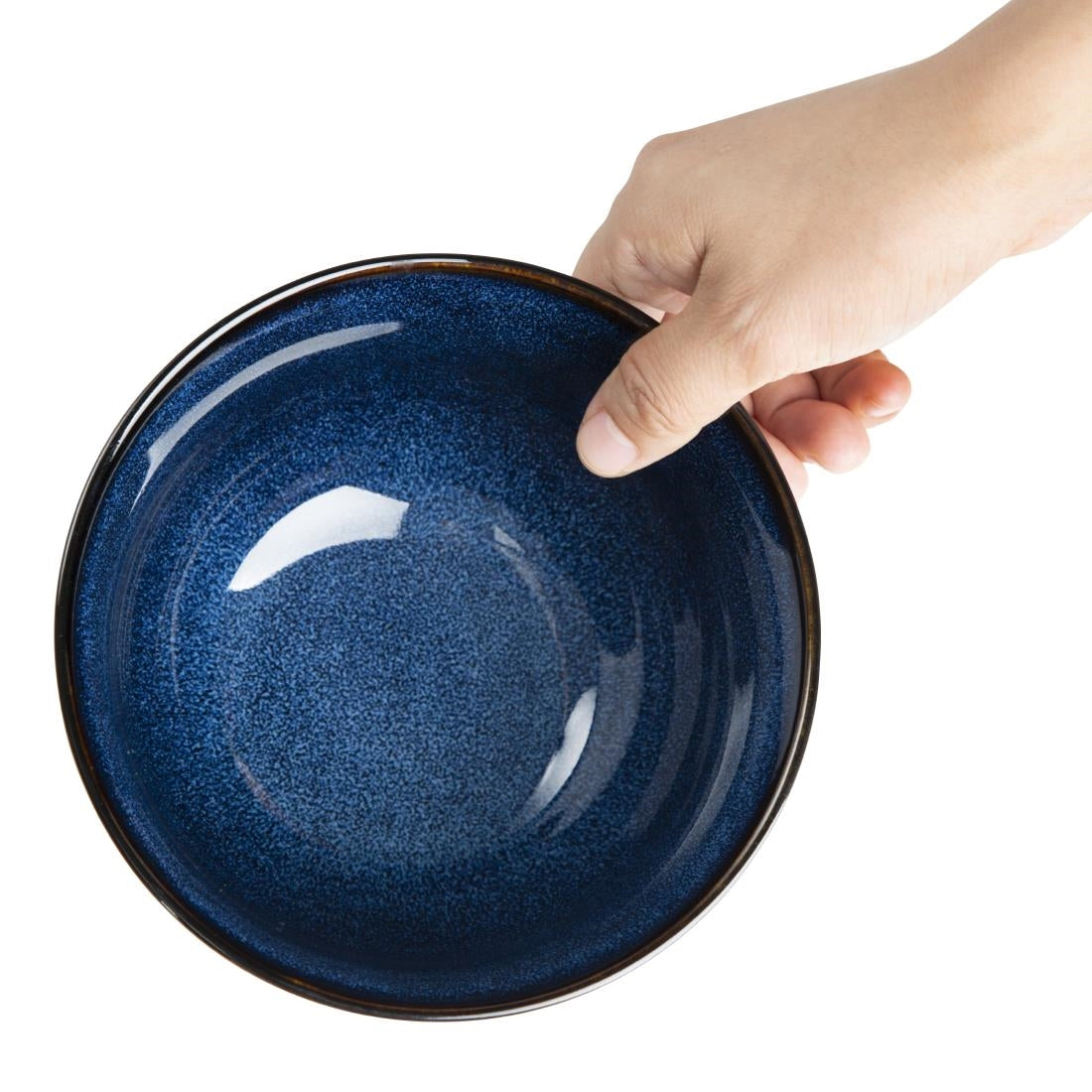 Olympia Luna Midnight Blue Footed Bowls 150mm (6 Pack)