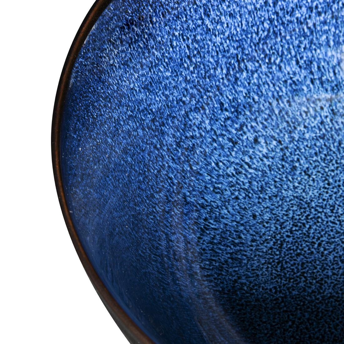 Olympia Luna Midnight Blue Footed Bowls 205mm (4 Pack)