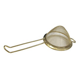Beaumont Fine Mesh Strainer Gold Plated