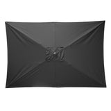 Bolero Seville Rectangular Parasol 2x3m Black