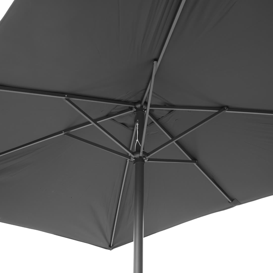 Bolero Seville Rectangular Parasol 2x3m Black