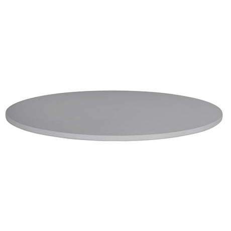 Bolero Lorenzo 600mm Round Café Table - Medium Grey