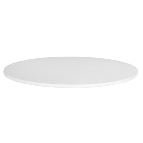 Bolero Mateo 600mm Round Café Table - White