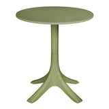 Bolero Verona 700mm Round Café Table - Olive Green