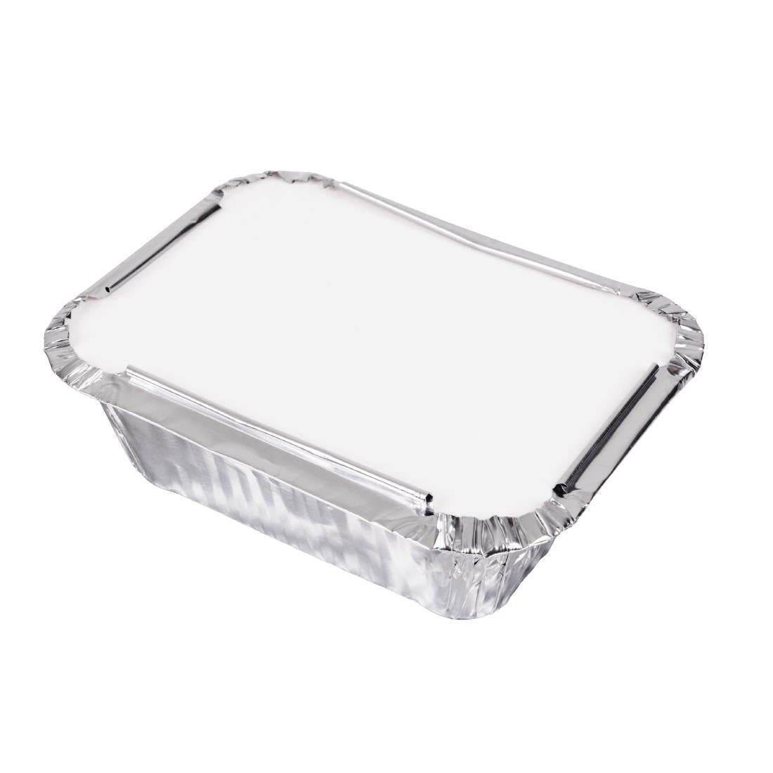 Fiesta Recyclable Paper Lids for 250ml Foil Containers (1000 Pack)