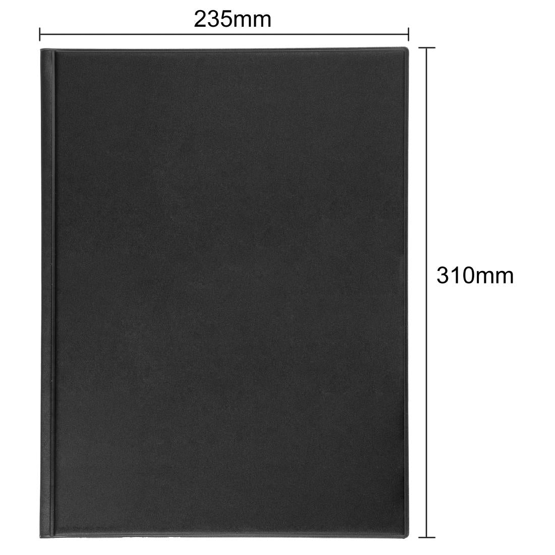 Olympia PVC Menu Cover Black A4