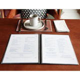Olympia PVC Menu Cover Black A4