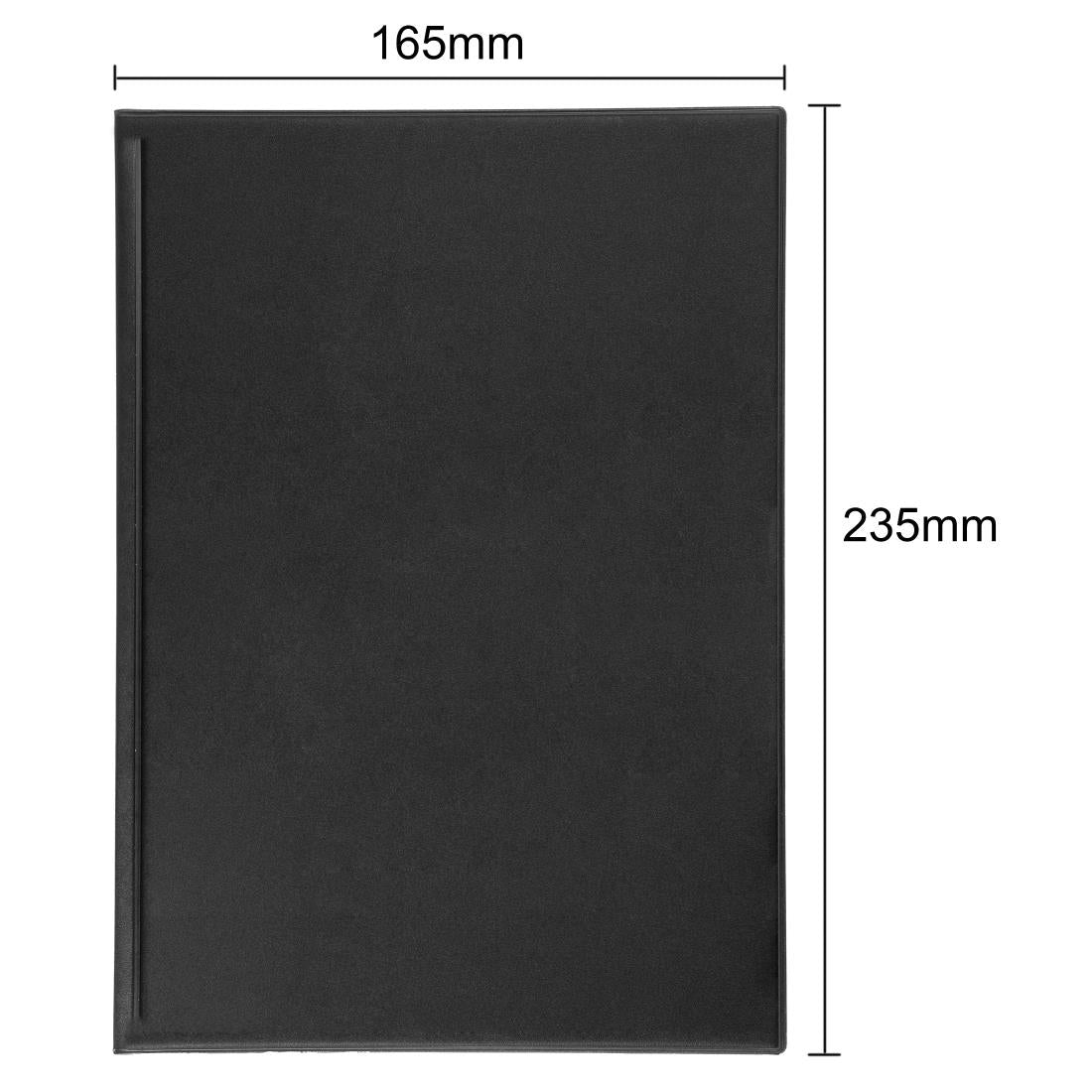 Olympia PVC Menu Cover A5 Black