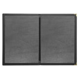 Olympia Faux Leather Menu Cover A4 Black