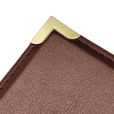 Olympia Faux Leather Menu Cover A4 Burgundy