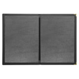 Olympia Faux Leather Menu Cover A5 Black