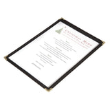 Olympia American Style Menu Cover Black A5