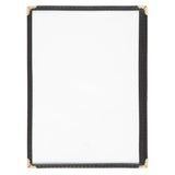 Olympia American Style Menu Cover Black A5