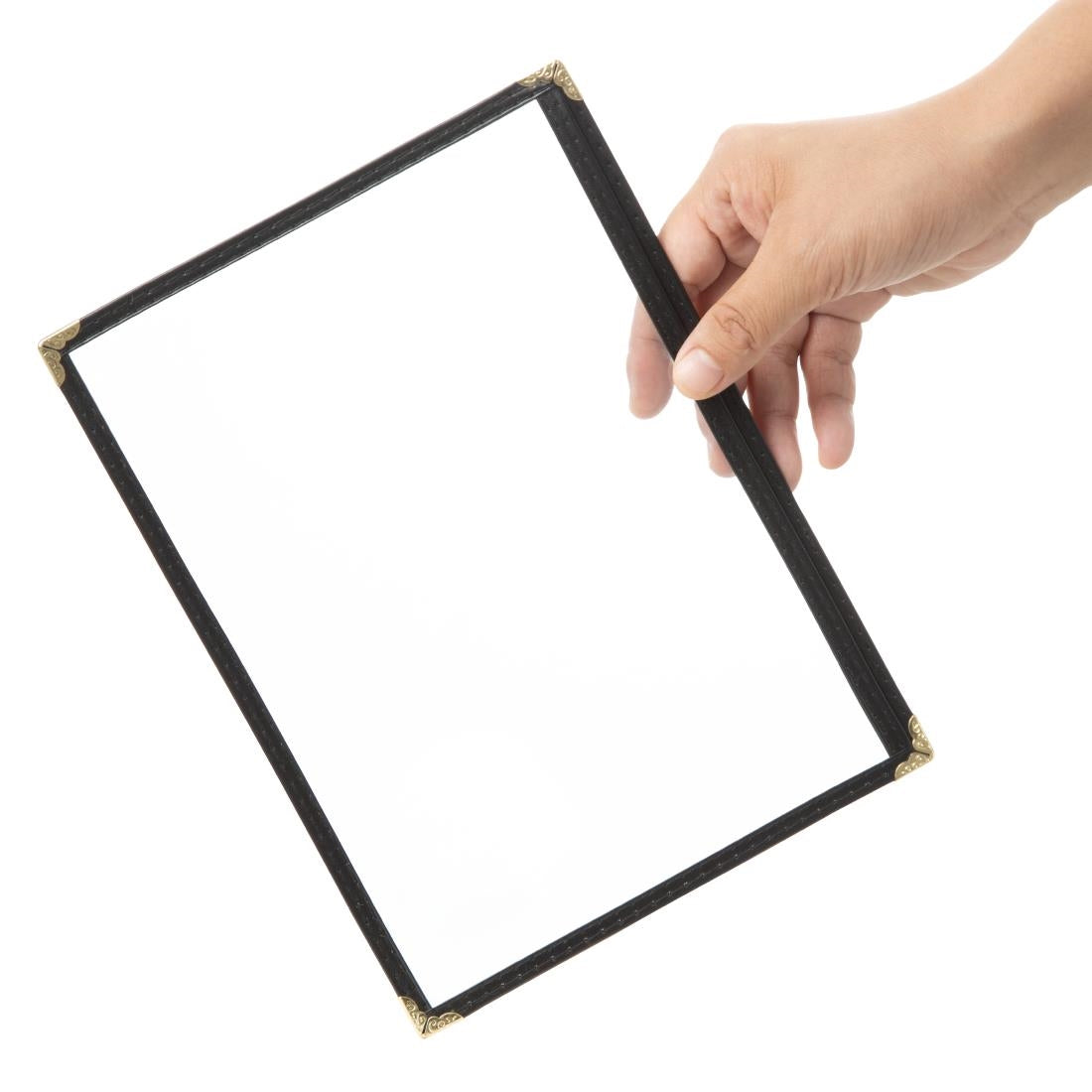 Olympia American Style Menu Cover Black A5