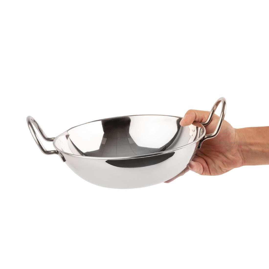 Olympia Flat Bottomed Balti Serving Dish Large 241mm