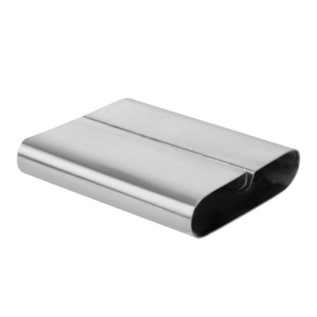 Olympia Curved Stainless Steel Menu Card Holder