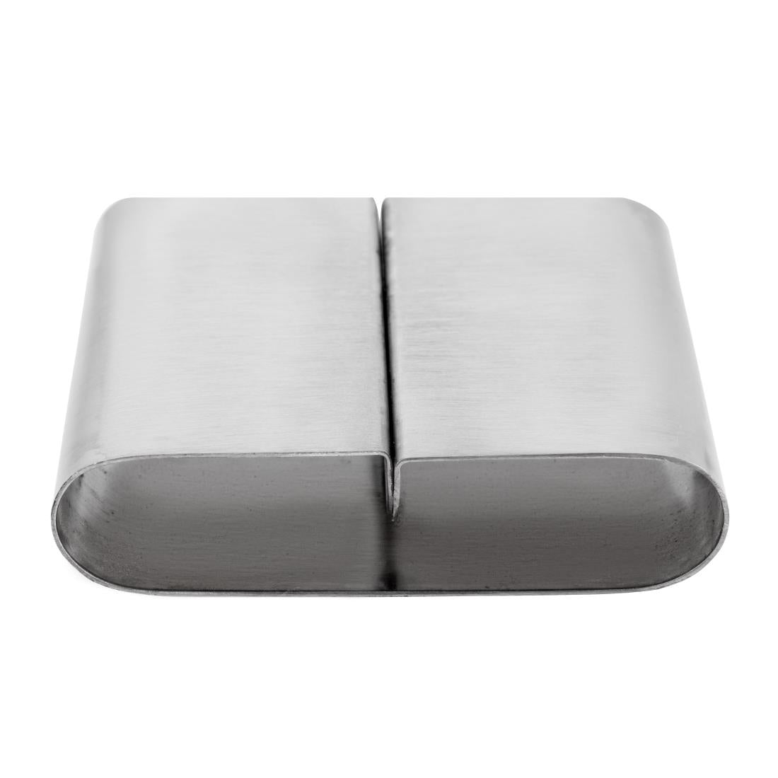 Olympia Curved Stainless Steel Menu Card Holder