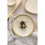 Olympia Kiln Sandstone Round Coupe Plates 180mm (6 Pack)