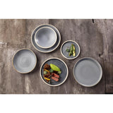 Olympia Canvas Small Rim Plates Blue Granite 265mm (6 Pack)