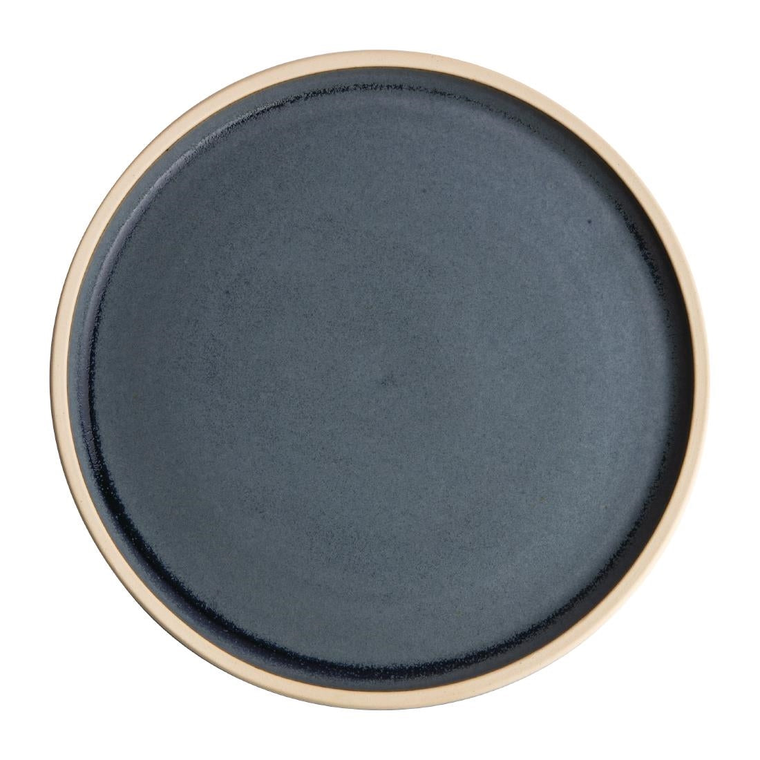 Olympia Canvas Flat Plates Blue Granite 180mm (6 Pack)