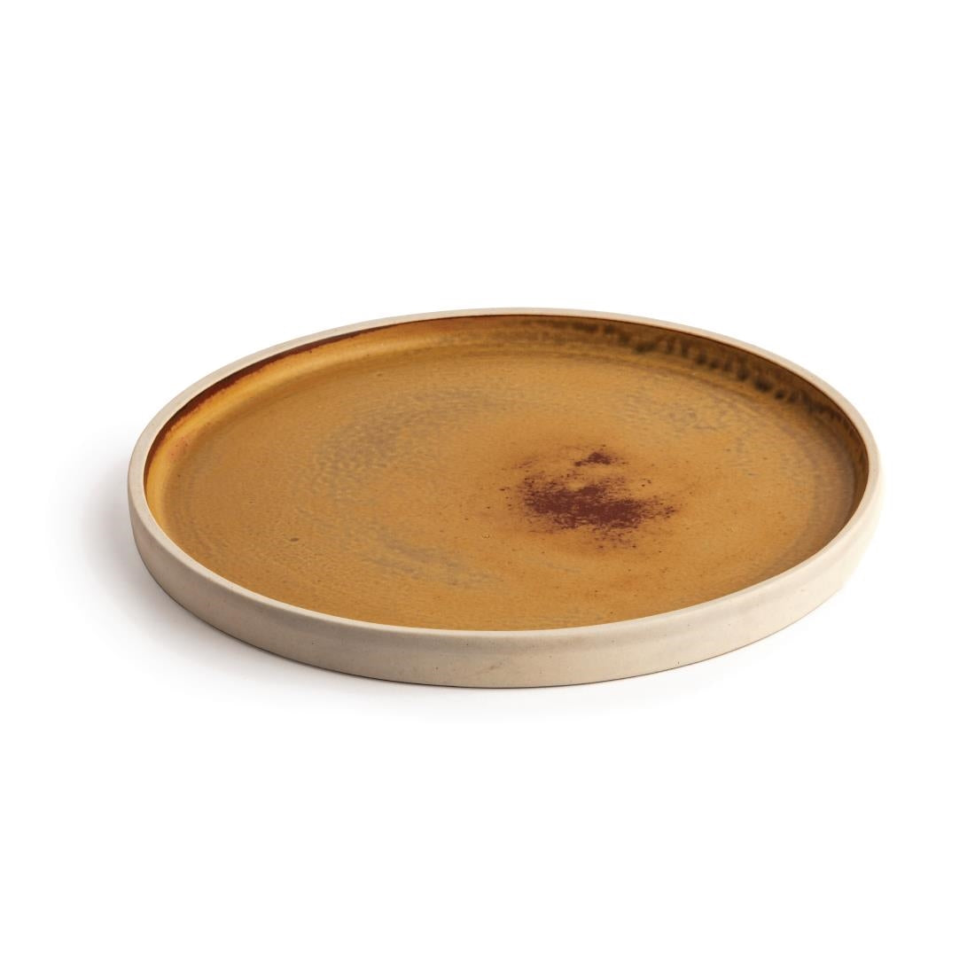 Olympia Canvas Flat Plates Sienna Rust 250mm (6 Pack)