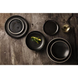 Olympia Canvas Coupe Bowls Delhi Black 230mm (6 Pack)