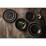 Olympia Canvas Concave Plate Delhi Black 270mm (Pack of 6)