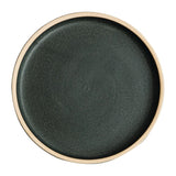 Olympia Canvas Flat Plates Green Verdigris 180mm (6 Pack)