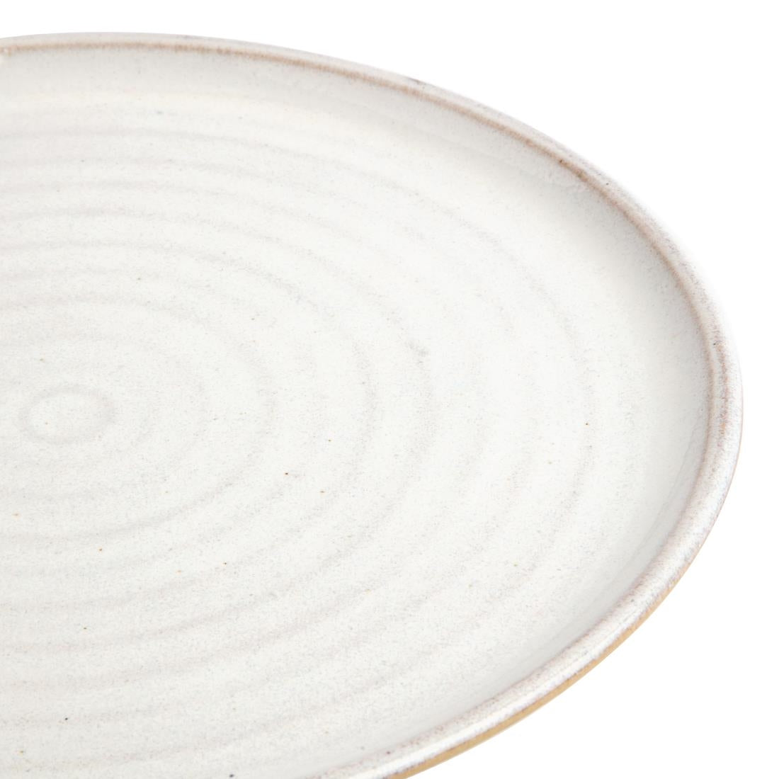 Olympia Canvas Small Rim Plates Murano White 265mm (6 Pack)