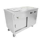 Parry Mobile Hot Cupboard with Bain Marie Top HOT12BM