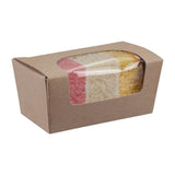 Colpac Compostable Kraft Cake Boxes with Window Small (500 pack)