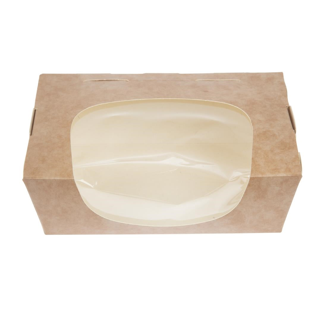 Colpac Zest Compostable Kraft Medium Salad Box 825ml/29oz (250 Pack)