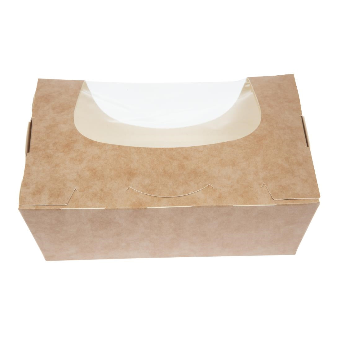 Colpac Zest Compostable Kraft Medium Salad Box 825ml/29oz (250 Pack)