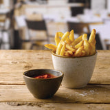 Churchill Stonecast Dip Pots Grey 4oz 85mm (24 Pack)