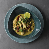 Churchill Stonecast Patina Triangular Bowls Rustic Teal 153mm (12 Pack)